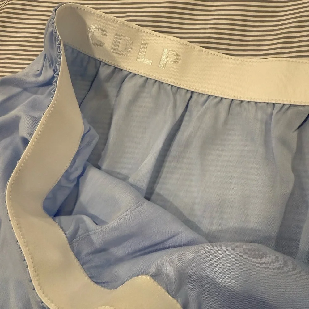 CDLP Woven Boxer Shorts Slim Sky Blue with elastic band $85